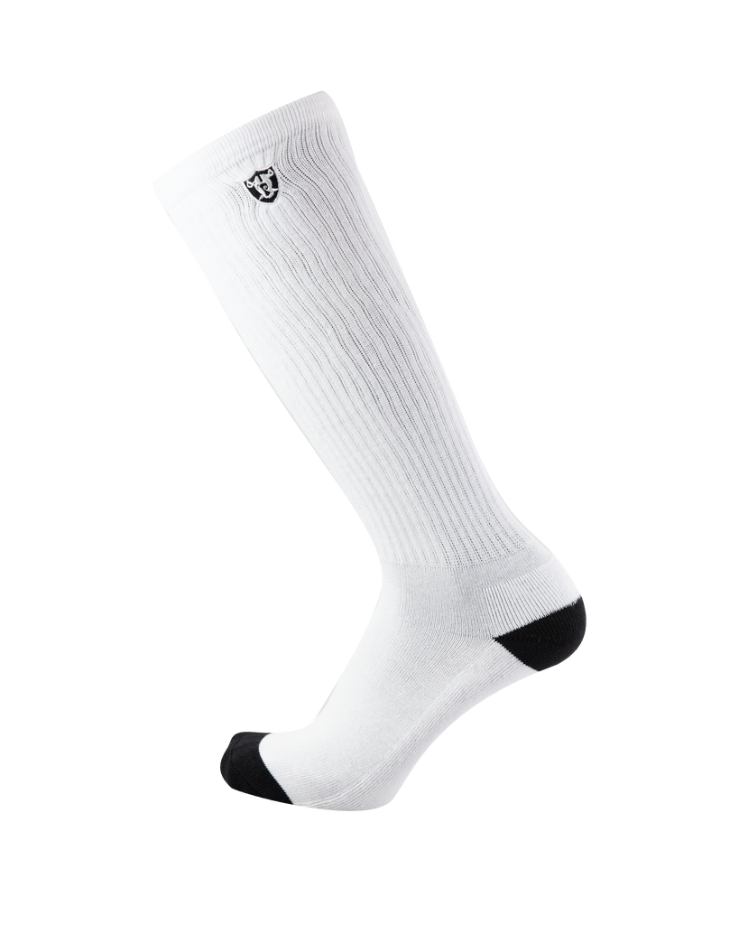 Psockadelic Baca Stripe Knee High Socks White