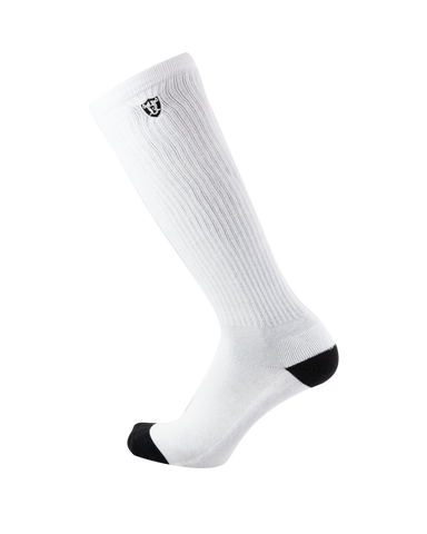 Psockadelic Baca Stripe Knee High Socks White