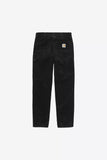 Carhartt WIP Single Knee Corduroy Pant Black, Rinsed