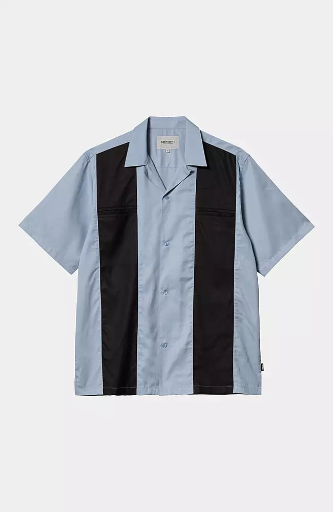 Carhartt WIP Durango S/S Shirt Frosted Blue/Black