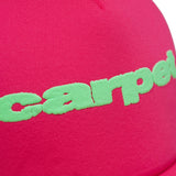 Carpet Puff Trucker Hat Pink