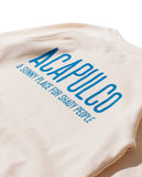 Acapulco Gold Horse Race Raglan Crew Sweatshirt Natural