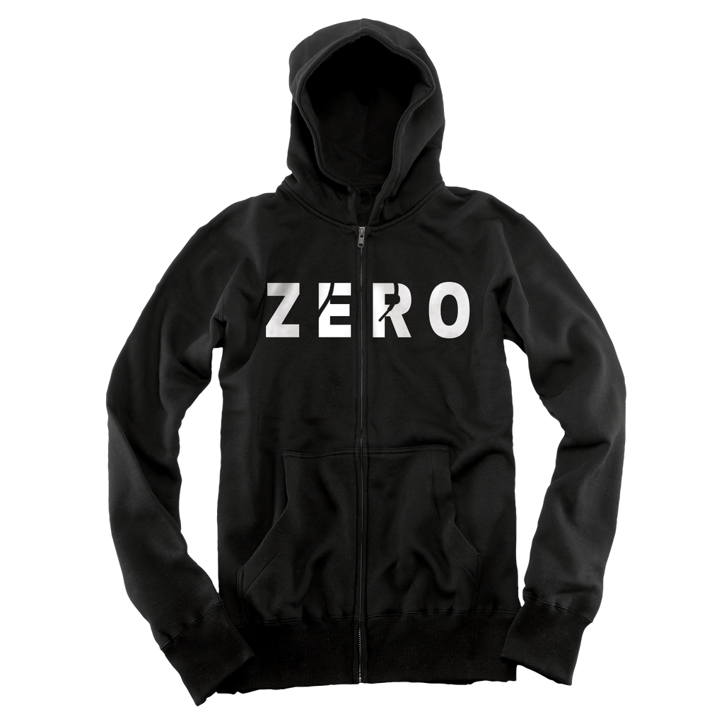 Zero Army Zip Hoodie Black/White