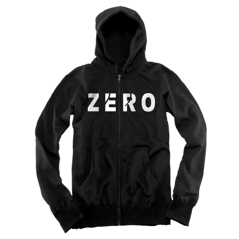 Zero Army Zip Hoodie Black/White