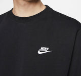 Nike Sportswear Club Fleece Crew BV2663-010 Black/White (In Store Pickup Only)