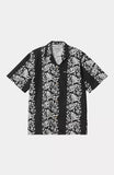 Carhartt WIP Floral S/S Shirt Floral Stripe AOP, Black/Wax (In Store Pickup Only)