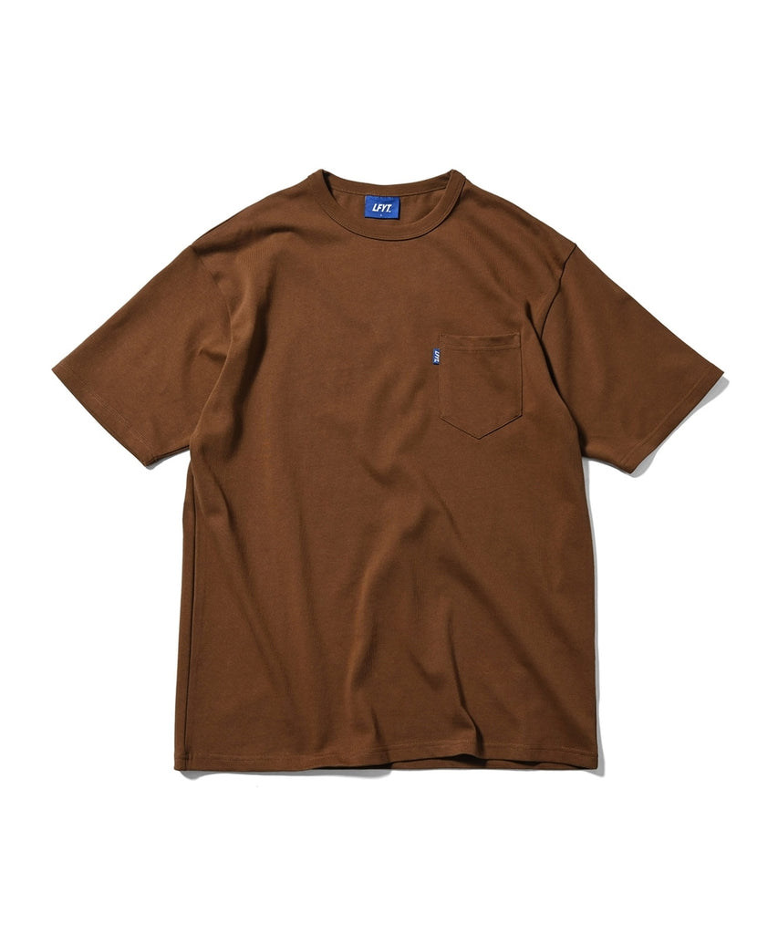 Lafayette Solid Pocket S/S Tee Brown