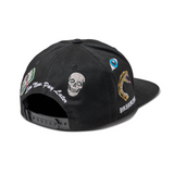 Primitive Skateboard Signs Snapback Hat Black