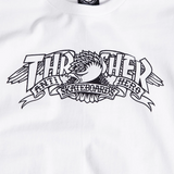 Thrasher X Anti Hero Mag Banner S/S Tee White