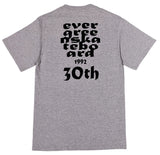 Evergreen 30th Anniversary S/S Tee 30th08 Heather Grey