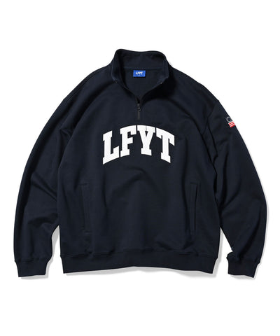 Lafayette LFYT Arch Logo Half Zip Sweat Navy