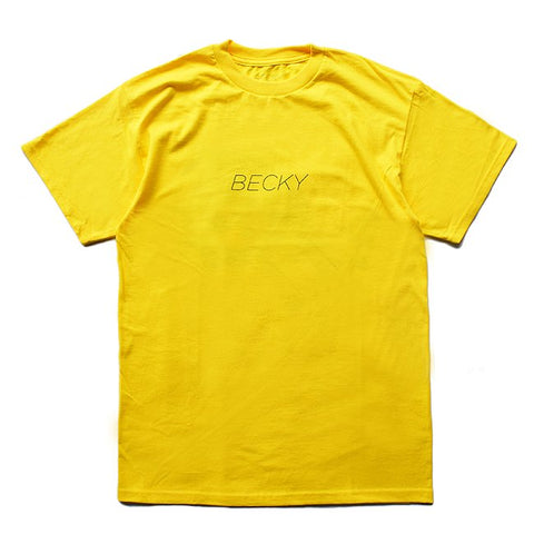 Beckyfactory Legs S/S Tee Yellow