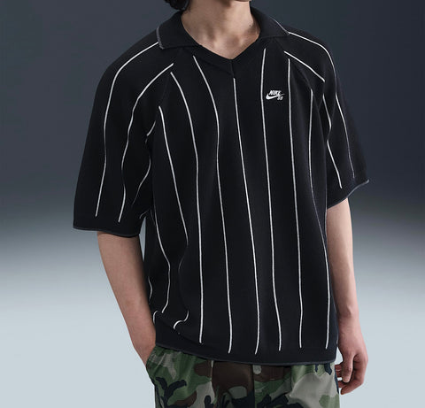 Nike SB S/S Polo Skate Sweater HQ9019-010 Black/Sail/Black (In Store Pickup Only)