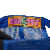 Carpet Puff Trucker Hat Black/Blue