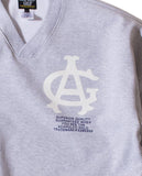 Acapulco Gold Prep V-Neck Sweatshirt / Wider And Shorter Fit (Ash)