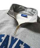 Lafayette Arch Logo Halfzip Sweatshirt Grey