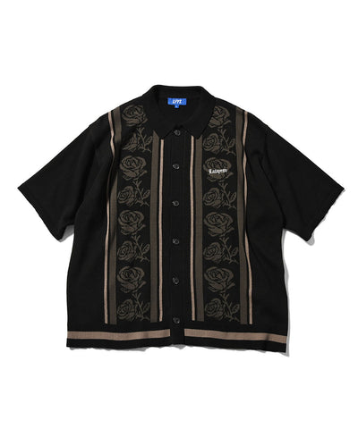 Lafayette Rose Summer Knit S/S Shirt Black