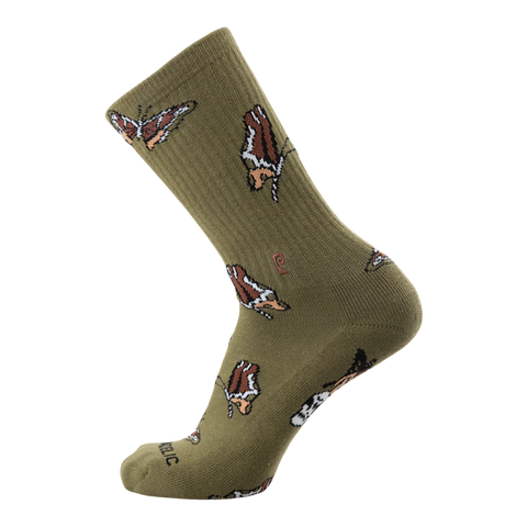 Psockadelic New Day Socks Green