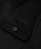 Lafayette Wool Zip Work Jacket Black