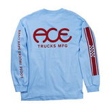 Ace Trucks Retro Jersey L/S Tee Powder Blue