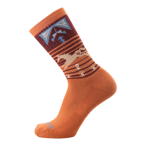 Psockadelic Free At Last Socks Tan