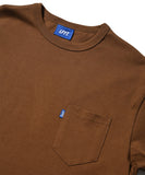 Lafayette Solid Pocket S/S Tee Brown