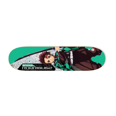 Primitive Skateboard × Demon Slayer PRod Tanjiro Deck 8.25” With Grip Tape (