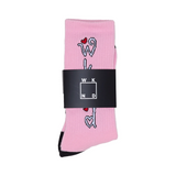 WKND Skateboards Heart Socks Pink