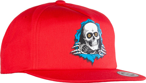 Powell Peralta Ripper 2 Snapback Hat Red