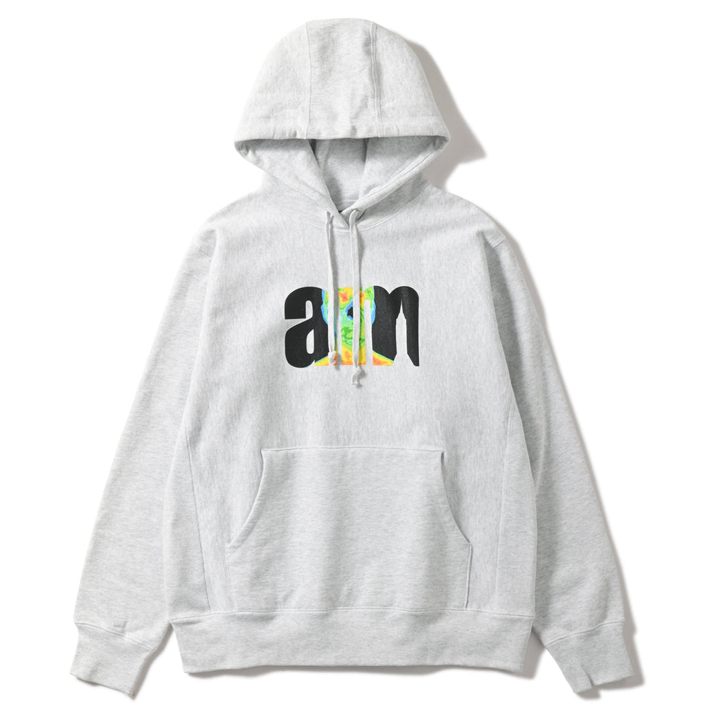 AM Aftermidnight NYC Thermo AM Logo Pullover Hoodie Grey