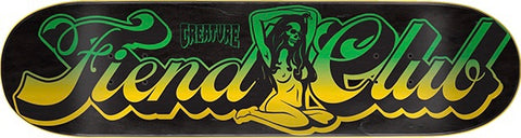 Creature Skateboards Fiend Club Deck 8.25” With Grip Tape (In Store Pickup Only)