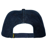 Krooked Skript Snapback Hat Denim