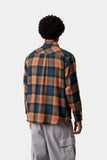 Carhartt WIP L/S Dern Shirt Dern Check, Sycamore Tree