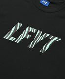 Lafayette Distorted Stripe LFYT Logo S/S Tee Black