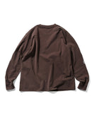 Lafayette Sleeve Logo Washed L/S Tee Brown