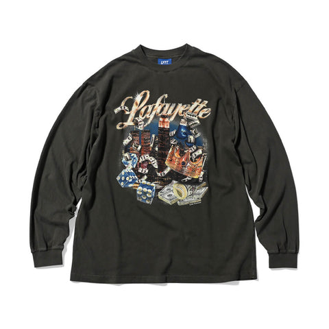 Lafayette World Champs L/S Tee Type5 -Vintage Edition- Vintage Black