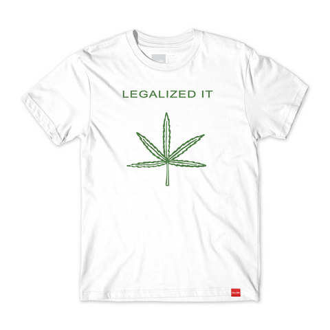 Chocolate Legalized It S/S Tee White