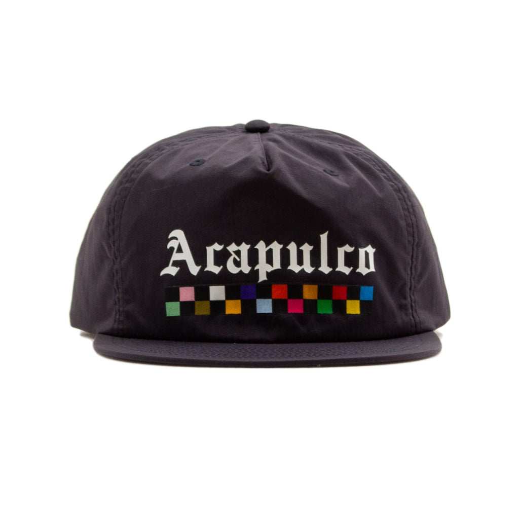 Acapulco Gold Recycled Light Weight Nylon Snapback Cap Navy