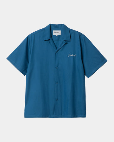Carhartt WIP Delray S/S Shirt Amalfi/Wax (In Store Pickup Only)