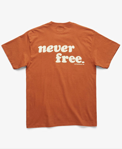 Nothin’ Special Never Free S/S Tee Texas Orange