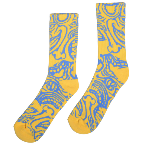 Carpet Schizoid Socks Yellow