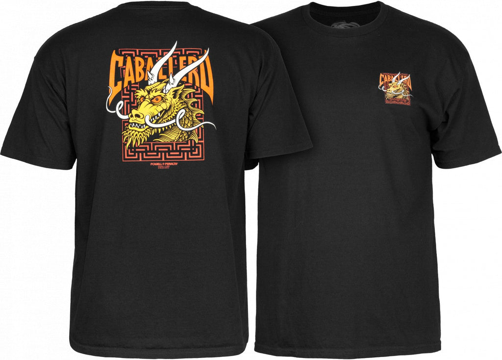 Powell Peralta Caballero Street Dragon S/S Tee Black