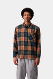 Carhartt WIP L/S Dern Shirt Dern Check, Sycamore Tree