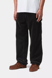 Carhartt WIP Single Knee Corduroy Pant Black, Rinsed