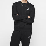 Nike Sportswear Club Fleece Crew BV2663-010 Black/White (In Store Pickup Only)