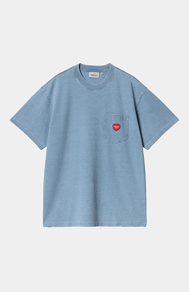 Carhartt WIP Ingo Pocket S/S Tee Light Blue (Garment Dyed)