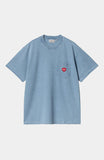 Carhartt WIP Ingo Pocket S/S Tee Light Blue (Garment Dyed)