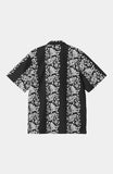 Carhartt WIP Floral S/S Shirt Floral Stripe AOP, Black/Wax