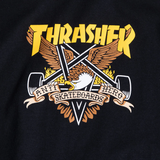 Thrasher X Anti Hero Eaglegram S/S Tee Black