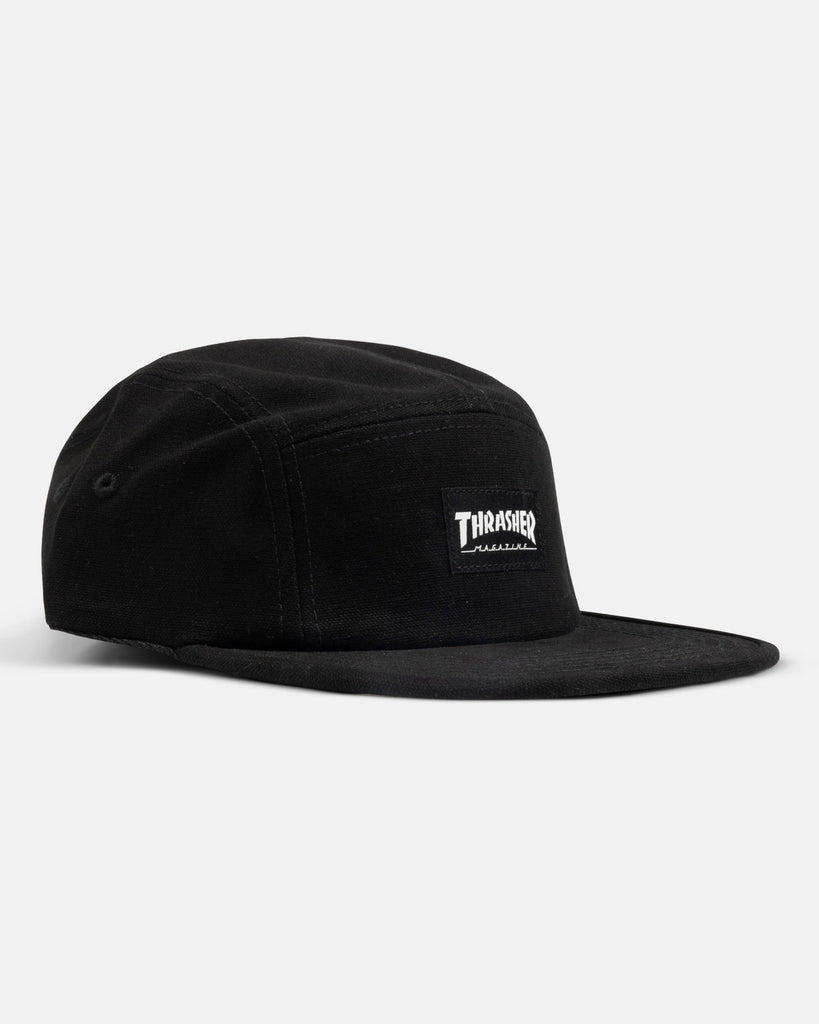 Thrasher Mag Logo 5 Panel Hat Black